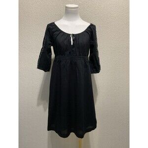 Old Navy, Women’s Blouson Peasant Dress, Black, Size: S